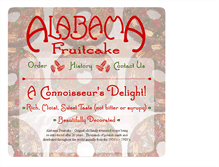 Tablet Screenshot of alabamafruitcake.com